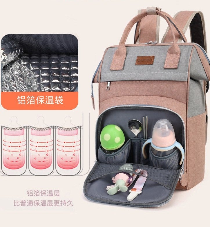 Multifunctional waterproof baby diaper backpack a bag and backpack for baby care essentials and travel for mothers - Image 2