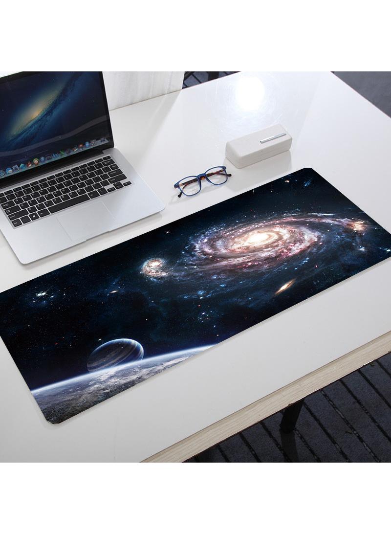 Y&D Starry Sky Pattern For Esports Games Gaming Mouse Pad Extended Large Mat Desk Pad Stitched Edges Mousepad Long Mouse Pad And Non-Slip Rubber Base Mice Pad 900X400X4mm - Image 2