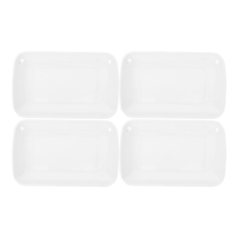 Melamine Rectangular Mixing Trays 19x12cm 4pcs for Party Barbecue Breakfast - Image 2