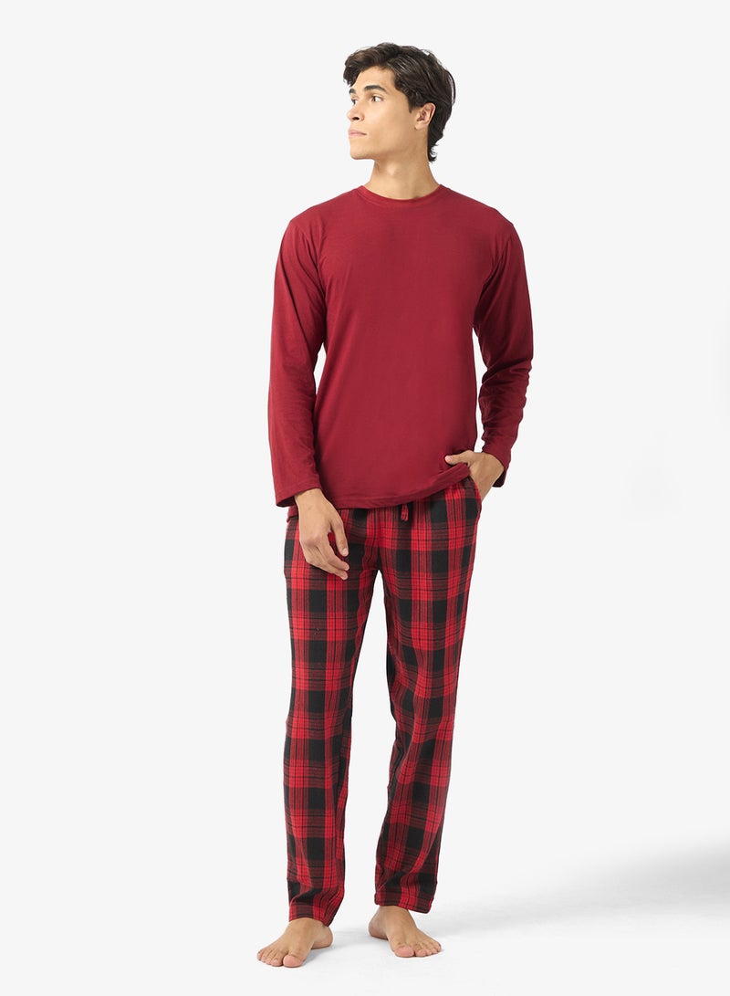 Robert Wood Nightwear T-Shirt & Pants Set - Image 1