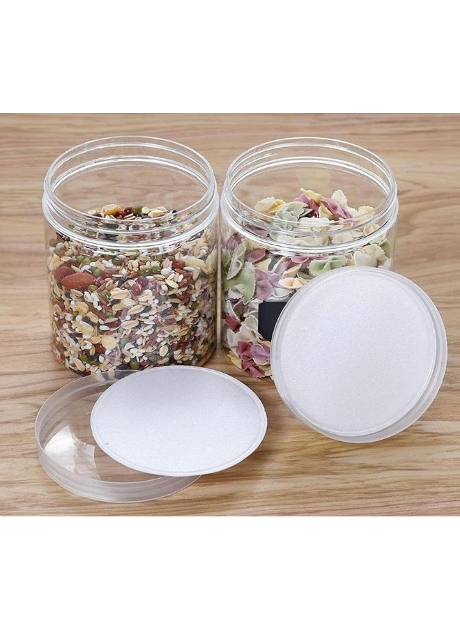 Generic - Clear Pet Jar With Plastic Lid 150Ml 4X4 X 8 Cm Set Of 12  Pieces - Image 1