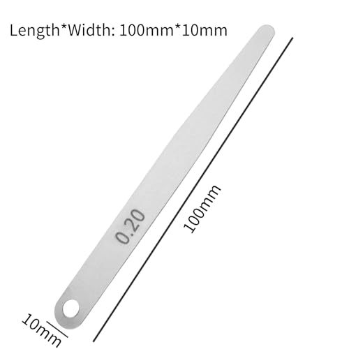 Hilitand 5pcs Feeler 0.2 Thickness Feeler Metric Filler Thickness Gage Measurement Tool(0.2) - Image 2