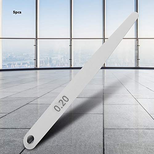 Hilitand 5pcs Feeler 0.2 Thickness Feeler Metric Filler Thickness Gage Measurement Tool(0.2) - Image 4