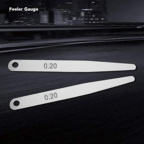 Hilitand 5pcs Feeler 0.2 Thickness Feeler Metric Filler Thickness Gage Measurement Tool(0.2) - Image 3