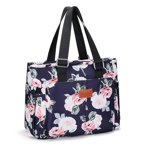 HSHRICH Lunch Bag Lunch Box Women Large Tote Lunch Bags Men Women Leakproof Insulated Lunch Cooler Bag for Adults Peony 14L - Image 1