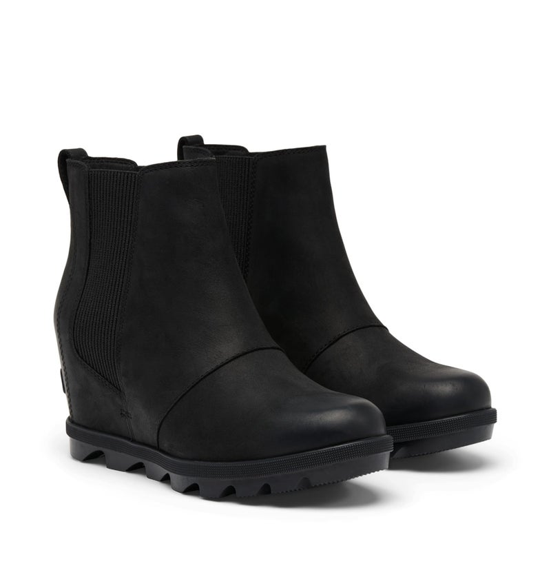 Sorel Women's Joan Rhapsody Chelsea Wedge Boot, Black/Black, 11 - Image 2