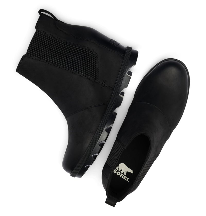 Sorel Women's Joan Rhapsody Chelsea Wedge Boot, Black/Black, 11 - Image 5