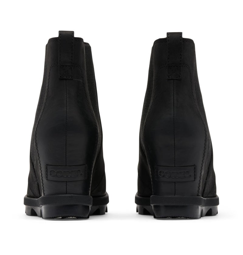 Sorel Women's Joan Rhapsody Chelsea Wedge Boot, Black/Black, 11 - Image 3