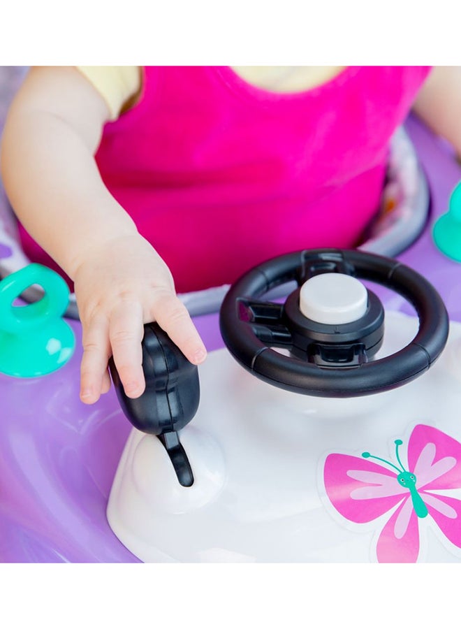 Bright Starts 3-In-1 Little Speedster Car Walker, Purple Power, Baby Activity Walker For Girls/Boys, 6 Months+ - Image 4