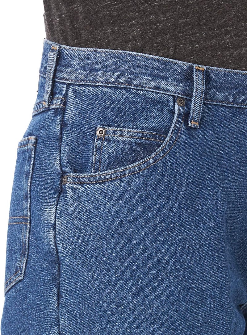 Wrangler Authentics Men's Fleece Lined 5 Pocket Pant - Stonewash - 32W X 34L - Image 5
