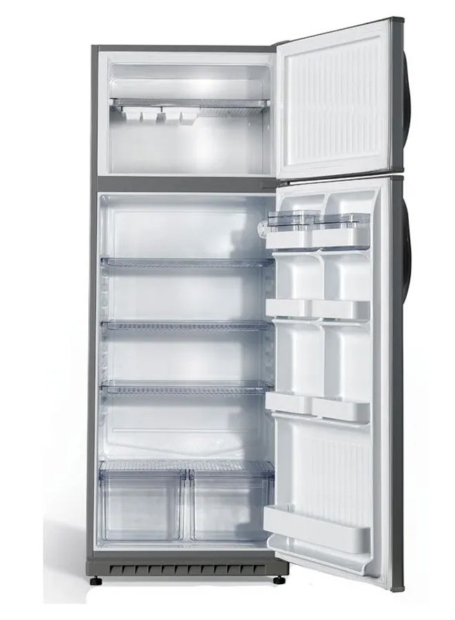 Kiriazi Defrost Refrigerator 14 Feet 350 Liters 2 Doors , Silver - Image 2