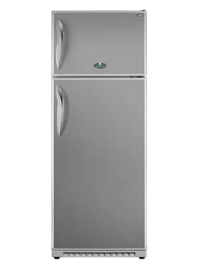 Kiriazi Defrost Refrigerator 14 Feet 350 Liters 2 Doors , Silver - Image 1