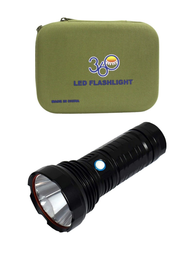 مصباح يدوي LED بزاوية 360 درجة – مقاوم للماء وخفيف الوزن مع بطارية تدوم طويلاً للتخييم والاستخدام الخارجي  - Image 1