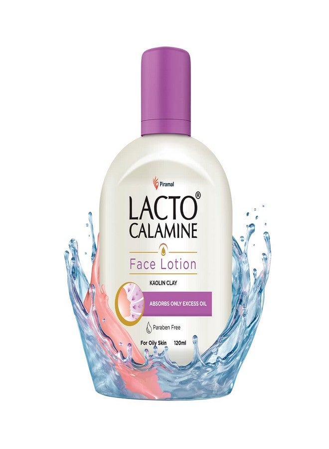 Lacto Calamine Face Lotion for Oil Balance - Oily Skin - 120 ml - Image 1