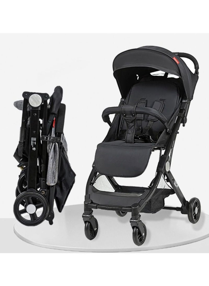 Generic - Portable Stroller for traveling, easy folding type can use in airline cabinet(BLACK) - Image 1