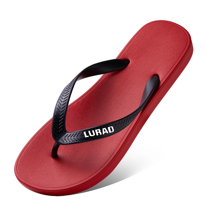 Simple Flip-Flops for Couples, Beach Flip-Flops for Men and Women, Summer Flat-Soled Anti-Slip and Anti-Odor Flip-Flops