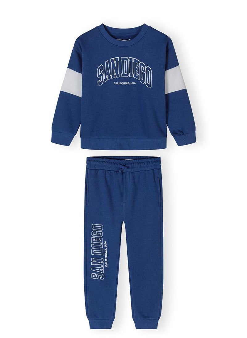 MINOTI Boys Kids Tracksuit with Print – 2 Piece Set - Image 2