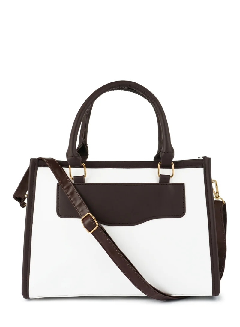 لندن راج حقيبة توت من Edit Off White Block