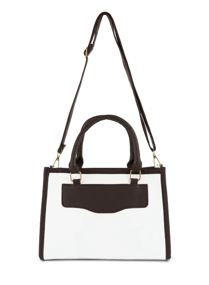 لندن راج حقيبة توت من Edit Off White Block