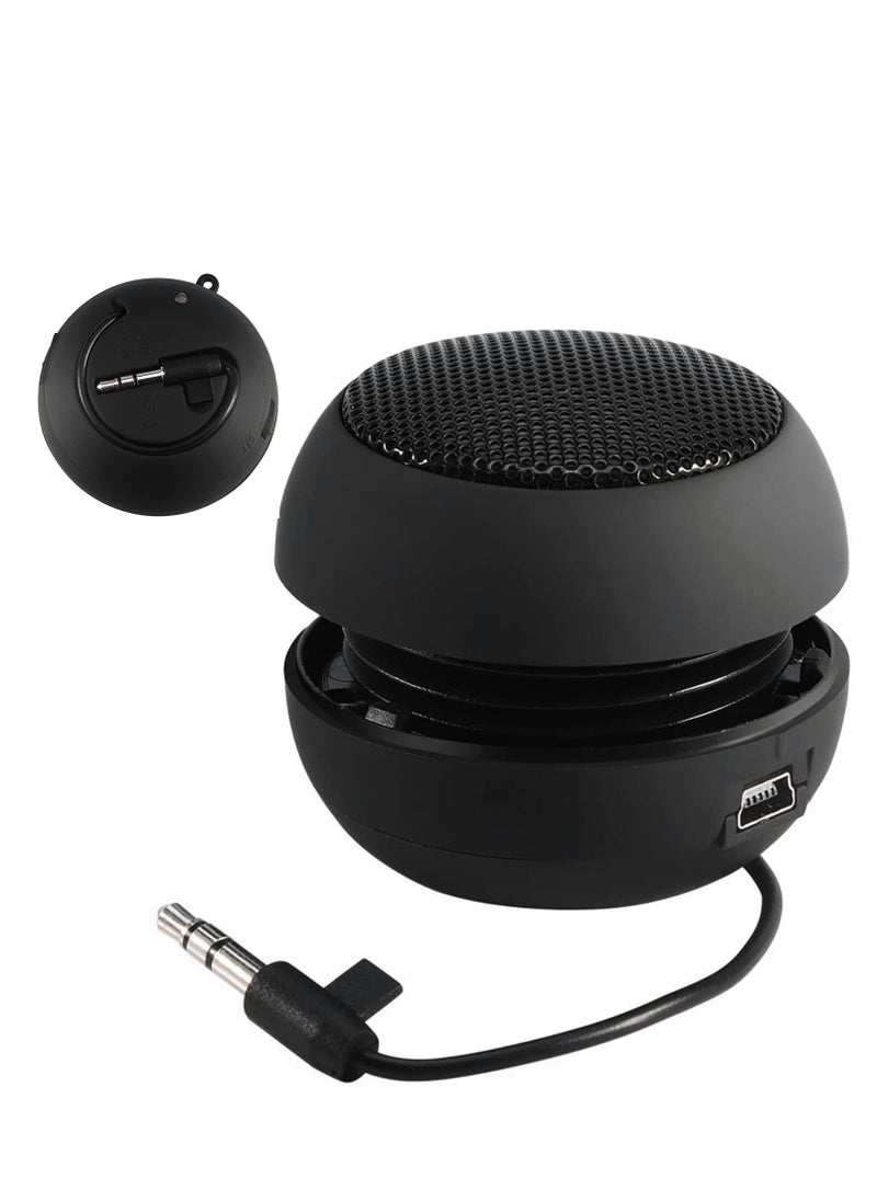 Generic - Portable Mini Speaker with 3.5mm Aux Jack, Rechargeable Outdoor Speaker for HD Stereo Sound, Compatible with iPad, Smartphone, and Computer - Image 1
