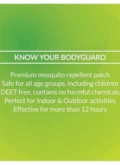 Bodyguard Bodyguard Natural Mosquito Repellent Patches | Bug Repellent Patches | Premium Mosquito Patches for Kids, Adults, Camping, Travel, Outdoors & Home Protection(2 X 24 patches)  - Image 5