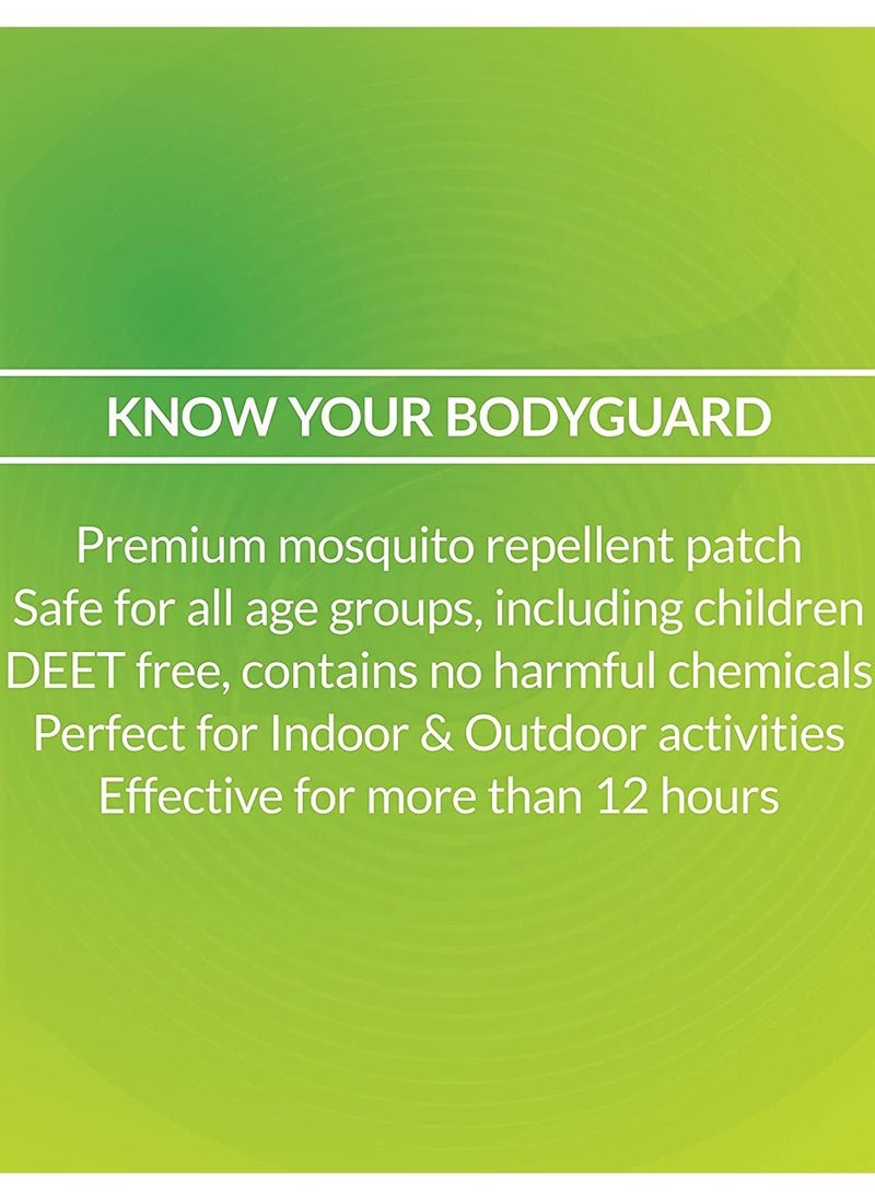 Bodyguard Bodyguard Natural Mosquito Repellent Patches | Bug Repellent Patches | Premium Mosquito Patches for Kids, Adults, Camping, Travel, Outdoors & Home Protection(2 X 24 patches)  - Image 5