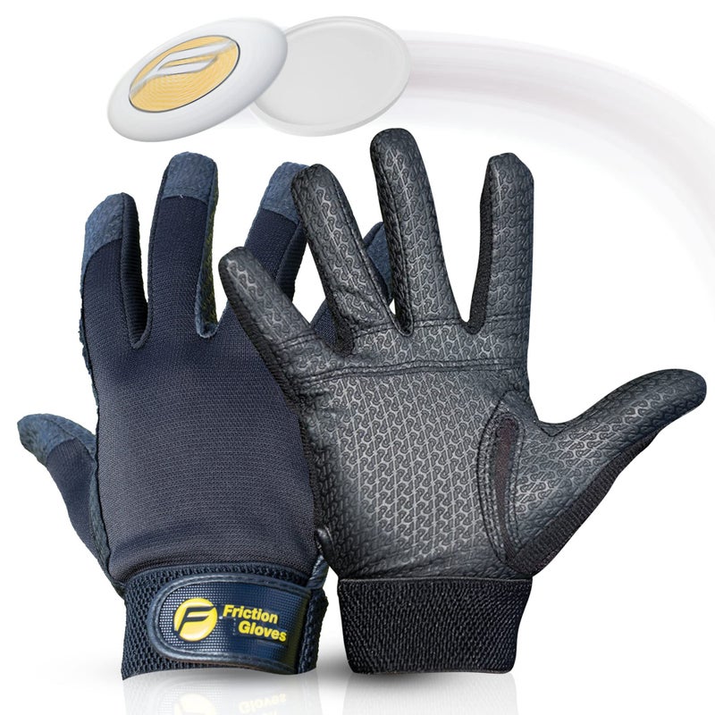 Friction Gloves Ultimate Frisbee Gloves Rubberized Palm Fingers for Amazing Grip in All Conditions Play Your Best in Any Weather Adult XS - Image 2