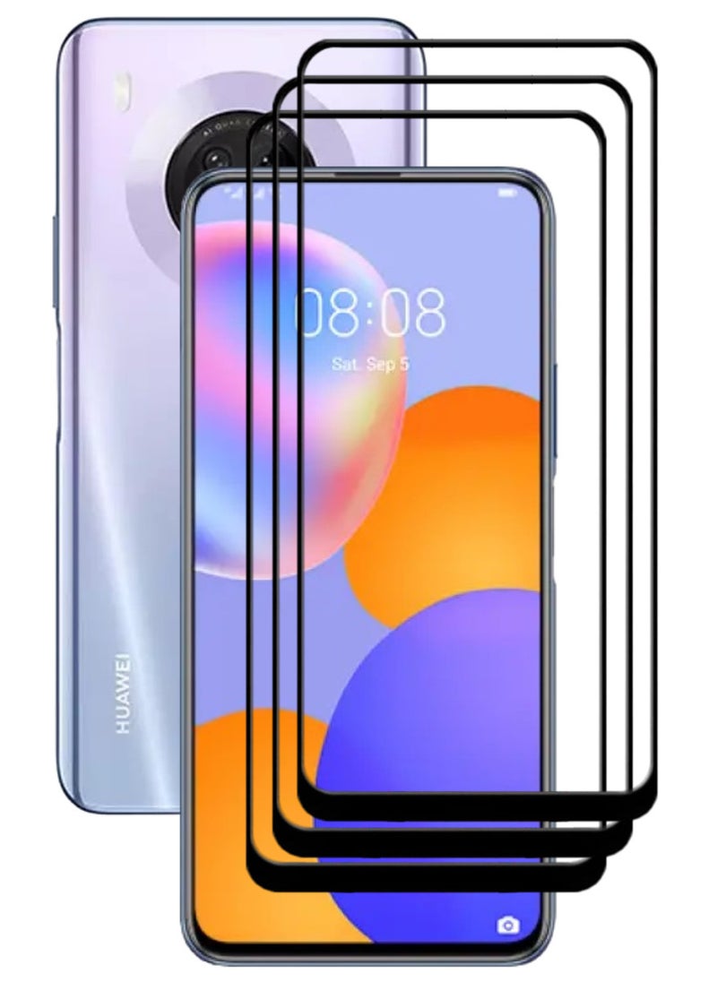 ACLIX 3 Pieces Antistatic ESD Dustproof Premium Quality High Definition Tempered Glass Screen Protector Designed For Huawei Y9a - Image 1