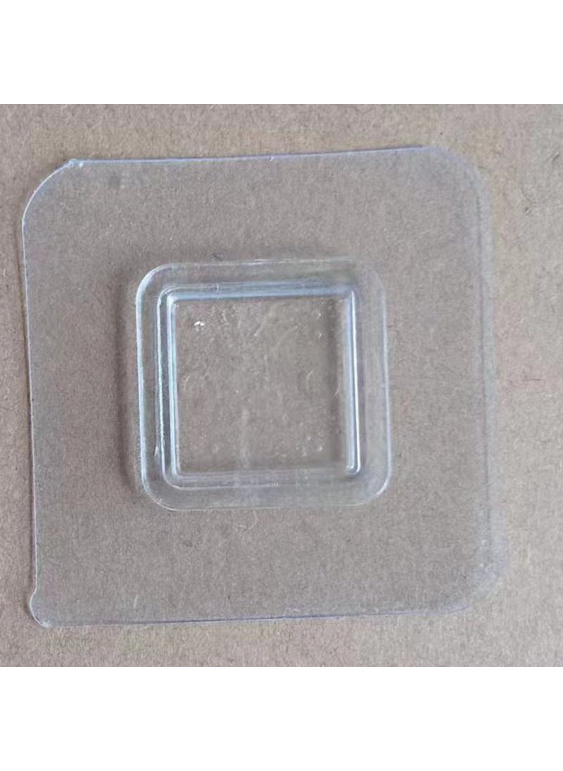 Rotatable Six-Claw Shower Bracket with Transparent Adhesive Ivory white six-claw hook adhesive backing