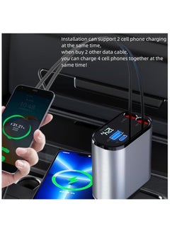mpBLBERRI USB+PD Car Charger – 4-Port Fast Charging Hub  - Image 5