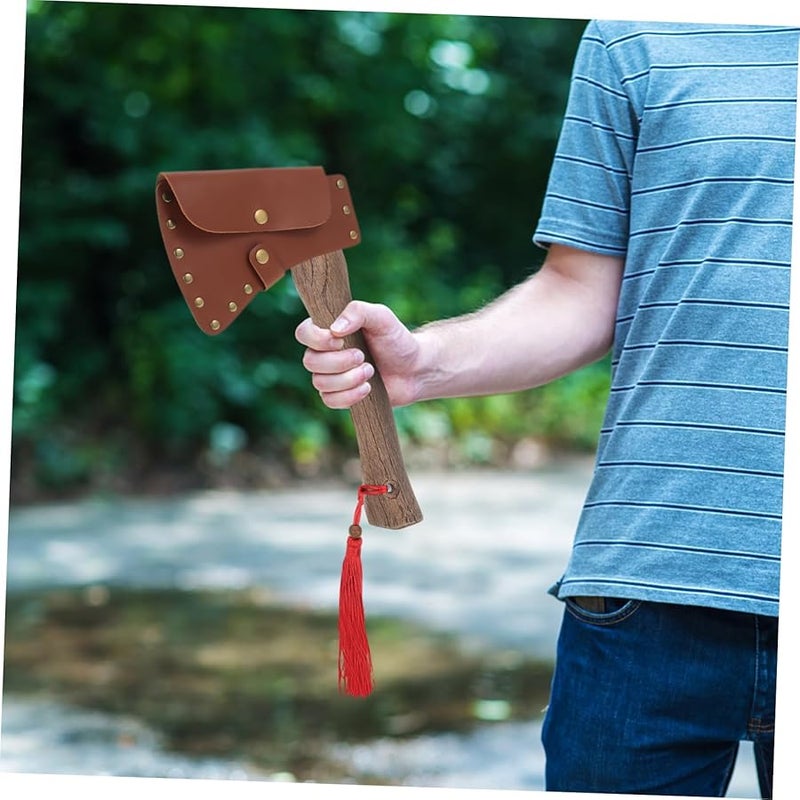 غطاء واقي لرأس الفأس من الجلد لفأس أدوات الحدائق والعمل في الهواء الطلق - Image 5
