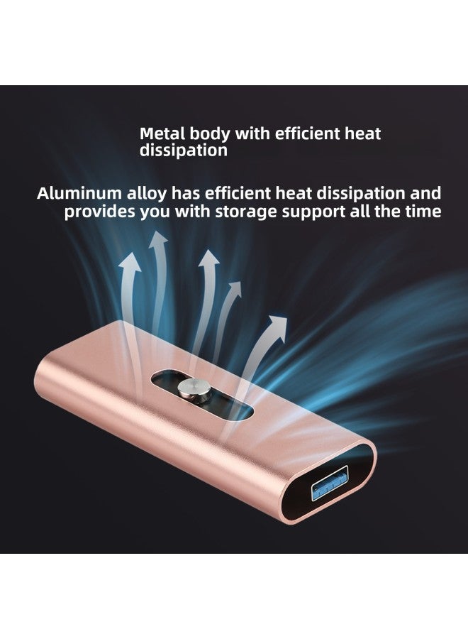 Solid State Mobile Hard Drive 1TB 2 In 1 TYPE C USB 3.2 High Speed NVME Mobile Phone Computer-Capacity:1TB-Interface:USB 3.0 - Image 4