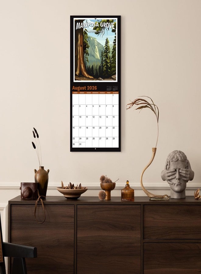 Coboll 2026-2027 Calendar - National Parks 2026-2027 Wall Calendar, 18 Monthly Square Calendar from Jul.2026 - Dec.2027, 12" x 24" (Open), Calendars with Thick Paper - Illustrated National Parks - Image 2