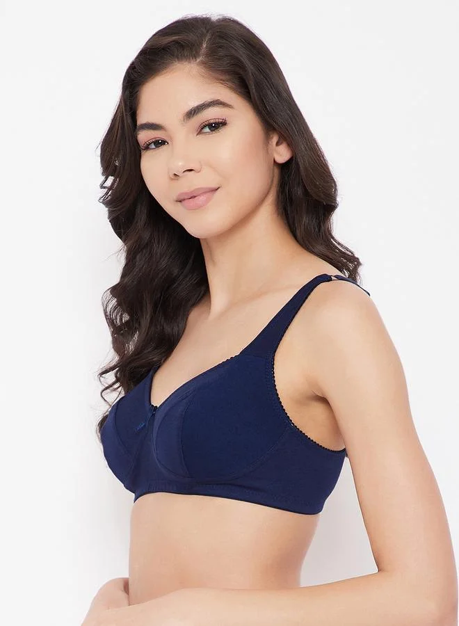 كلوفيا Blue Non-Padded Non-Wired Full Coverage Bra