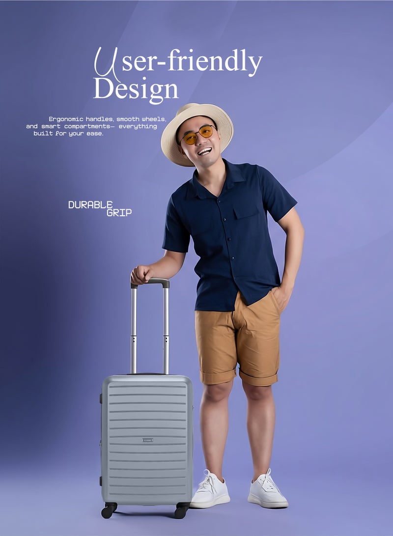 Suitcase Set of 4 PCS ABS Hardside Travel Luggage Bag