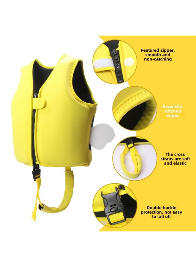 Generic Manufacturers Baby Bee Buoyancy Suit Early Education Swimming Pool Children's Swimsuit Vest Life Jacket Vest-Color:Bee-Size:S - Image 3