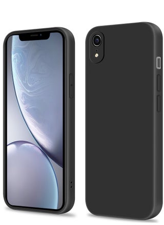 INFOSUN Compatible with apple iPhone Xr Max Full Coverage for Protective Case, Ultra Slim Soft Silicone Gel TPU Cover, Matte Surface Ultra-Thin Case, for iPhone Xr (Black) - pzsku/Z181B34EFD395D3A9F707Z/45/_/1734656790/9e4bc857-af9d-43e3-aa8c-ddcf61ed3814