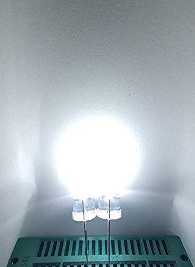 PGSA2Z® 8 mm LED Light-Emitting Diodes 0.5 W Lamp- White Pack of 50 - Image 1