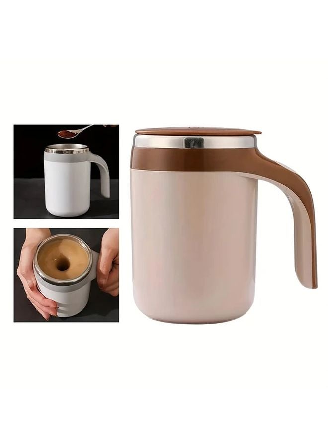 Grey White Automatic Magnetic Mixing Cup Large Capacity Portable Battery Operated - Image 5