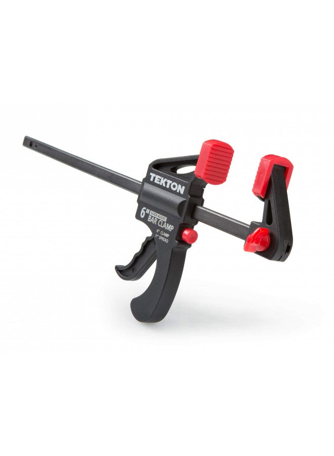 TEKTON 6 Inch Ratchet Bar Clamp / 9 Inch Spreader | 39180 - Image 1