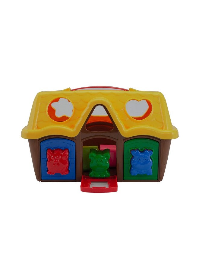 Girnar Animal House Shape Sorter, Multicolor - Image 2