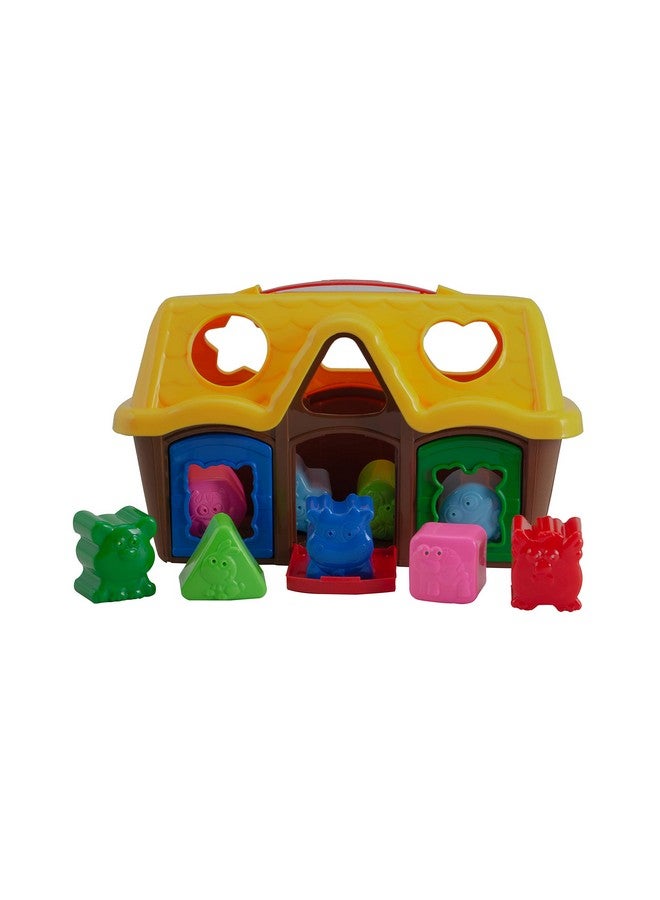 Girnar Animal House Shape Sorter, Multicolor - Image 4