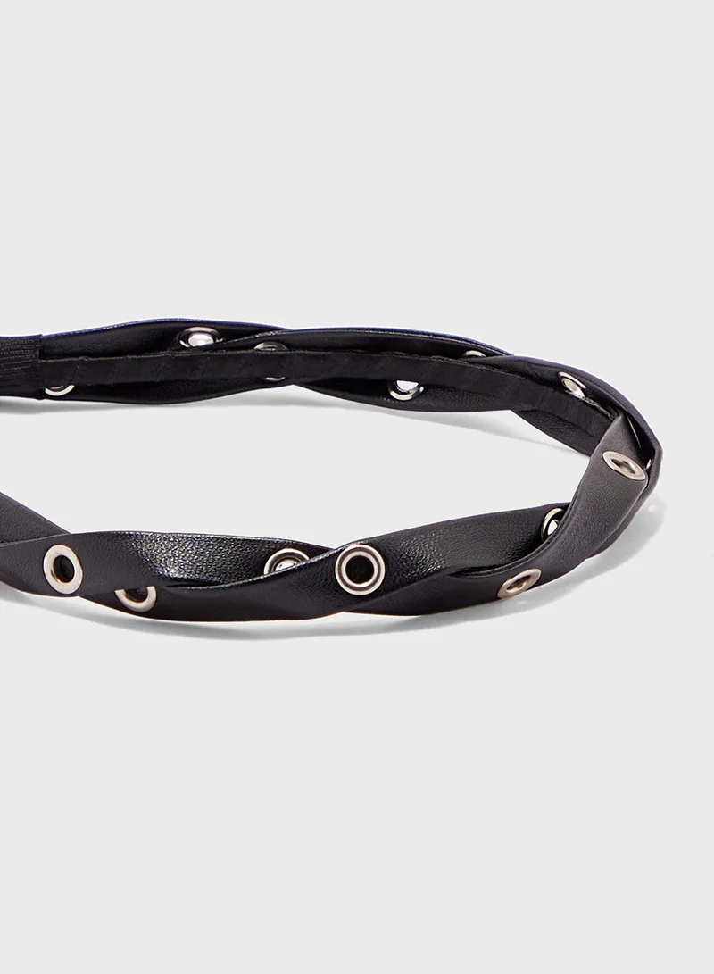 جينجر Eyelet Detail Headband
