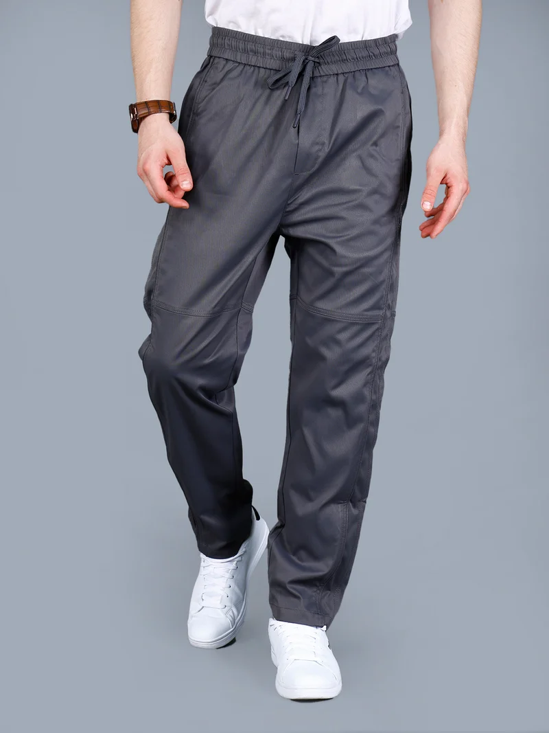 Fort Collins Fort Collins Men Solid Pants with Zip Pocket