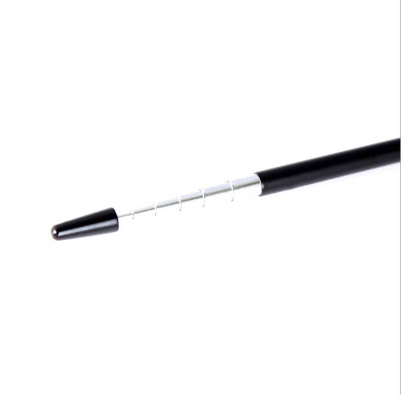 DAITET Telescopic Teachers Pointer,Teaching Pointer Stick for Classroom,Metal Hand Retractable Pointer Extended Length 25Inch, Handheld Presenter Whiteboard Pointer (Pure Black) - Image 3