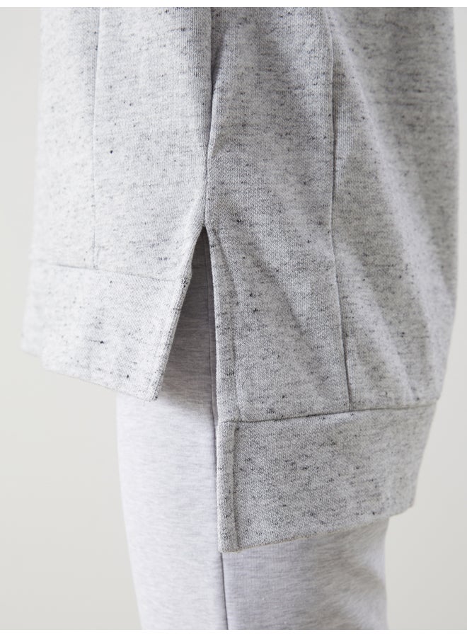 LC WAIKIKI Crew Neck Oversize Women's Sweatshirt Tunic - Image 3