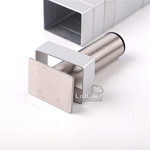 LoBake Rectangle shape aluminium pineapple cake mold stainless steel pressing stamp mooncake mould fondant cookie biscuit molds DIY - Image 5