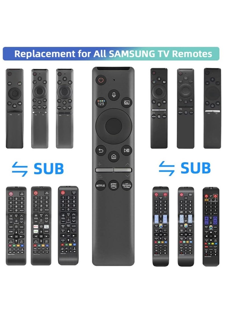 ELTRAZONE Universal Voice Remote Control for Samsung TV Remote All Samsung LED QLED UHD SUHD HDR LCD HDTV 4K 3D Curved Smart TVs, with Shortcut Buttons for Netflix, Prime Video, Samsung Plus - Image 3