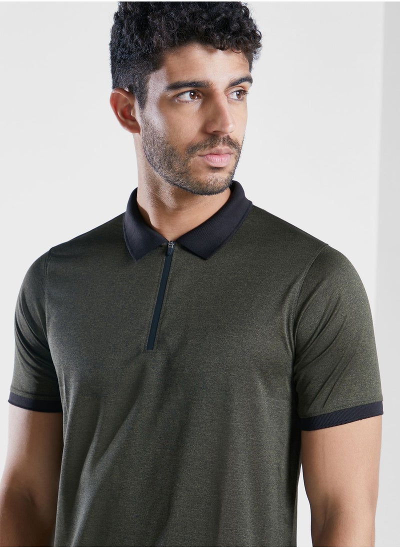 FRWD Zip Neck Sports Polo Shirt  - Image 3
