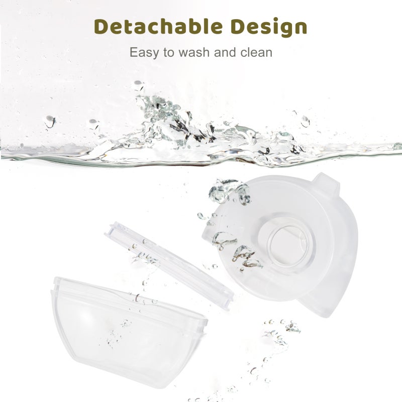 Horigen Upgraded Wearable Milk Saver for Breastfeeding Manual Breastmilk Collector Silicone Breast Shell Milk Catcher for Collecting Leaking Breastmilk 60ml/2oz Capacity Milk Collection Cup with - Image 2